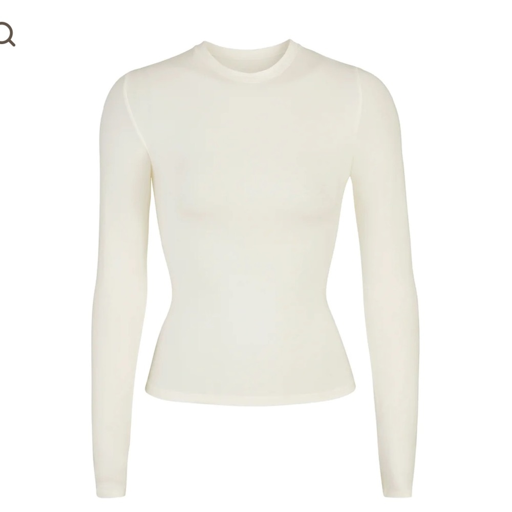 skims long sleeve cotton jersey bone